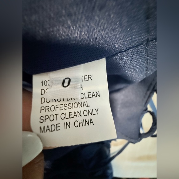 Source Unknown Midnight Blue Floral Maxi Dress - Picture 12 of 13